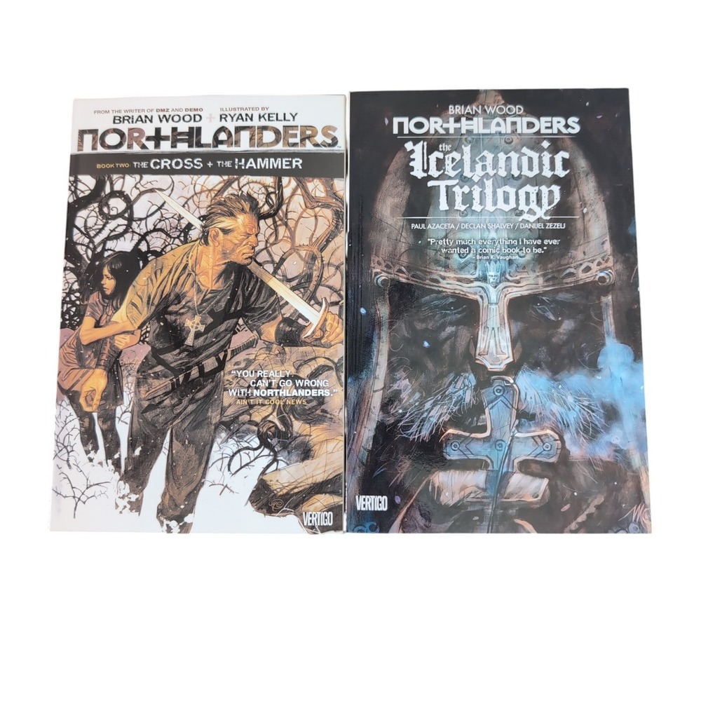 Northlanders Graphic Novels Brian Wood Vertigo DC Comics Book 2 & 7 Lot